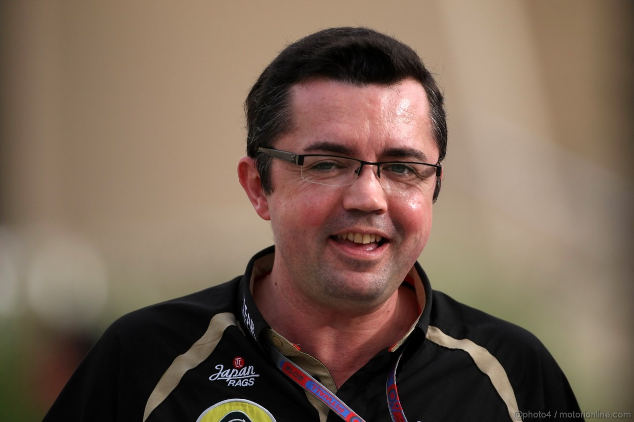 GP BAHRAIN, 20.04.2012- Eric Boullier (FRA), Team Manager, Lotus F1 Team 