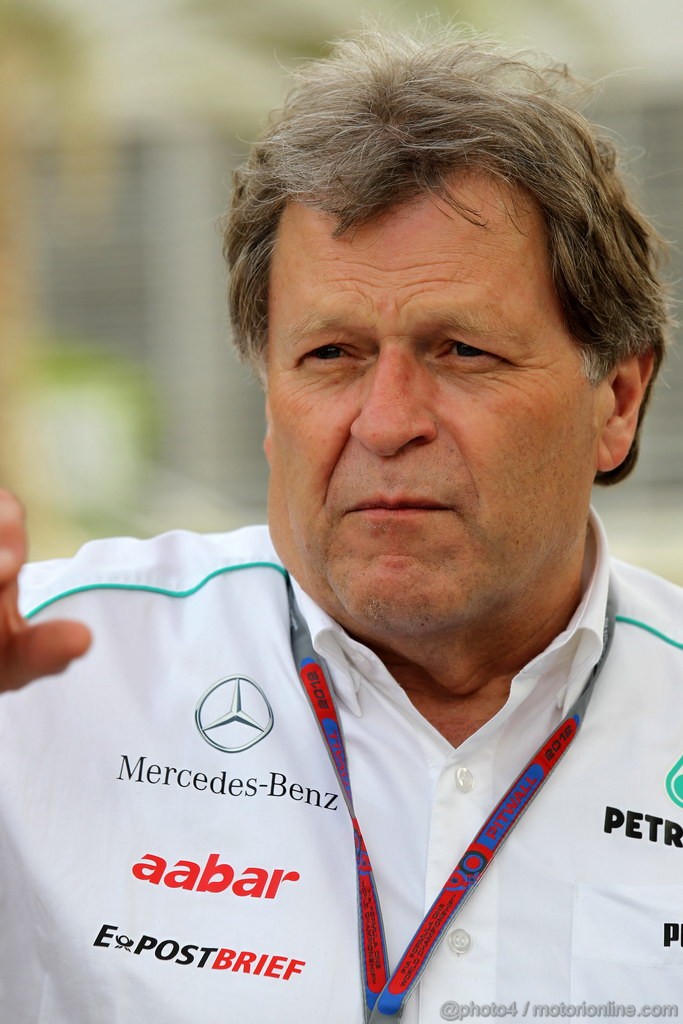 GP BAHRAIN, 20.04.2012- Norbert Haug (GER), Mercedes Motorsport chief  