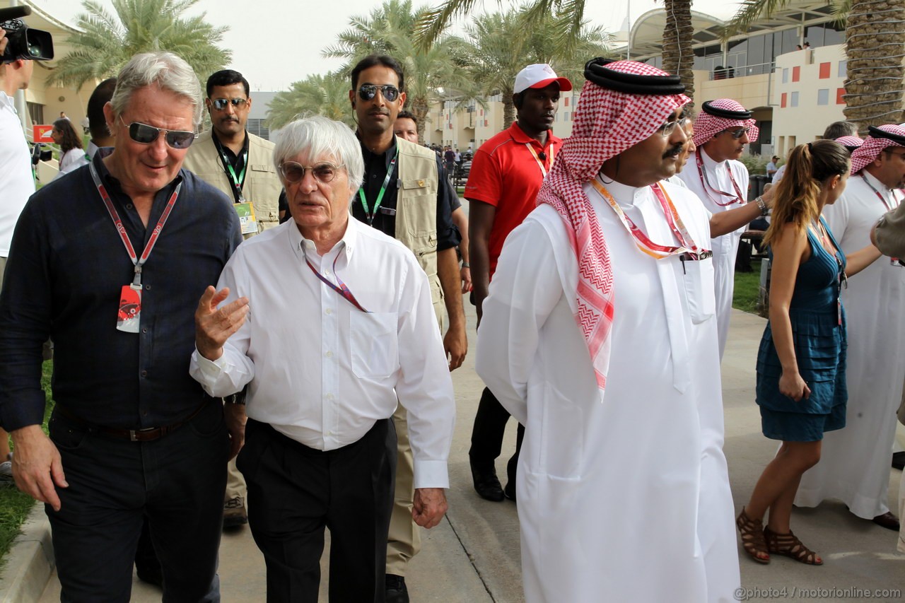 GP BAHRAIN, 20.04.2012- Bernie Ecclestone (GBR), President e CEO of Formula One Management  