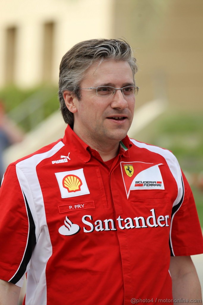 GP BAHRAIN, 20.04.2012- Pat Fry (GBR), Technical Director (Chassis), Ferrari 