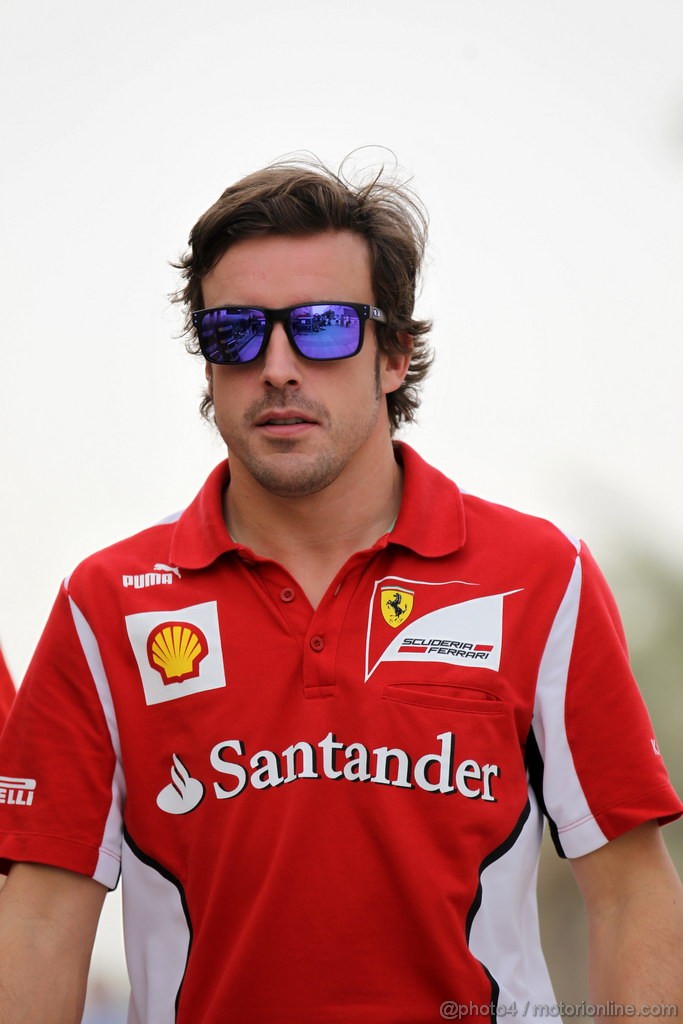 GP BAHRAIN, 20.04.2012- Fernando Alonso (ESP) Ferrari F2012 