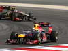 GP BAHRAIN, 20.04.2012-  Free Practice 2, Sebastian Vettel (GER) Red Bull Racing RB8 davanti a Kimi Raikkonen (FIN) Lotus F1 Team E20 
