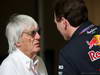 GP BAHRAIN, 20.04.2012- Bernie Ecclestone (GBR), President e CEO of Formula One Management  e Christian Horner (GBR), Red Bull Racing, Sporting Director
