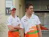 GP BAHRAIN, 20.04.2012- Nico Hulkenberg (GER) Sahara Force India F1 Team VJM05 e Paul di Resta (GBR) Sahara Force India F1 Team VJM05 