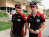 GP BAHRAIN, 20.04.2012- Timo Glock (GER) Marussia F1 Team MR01 e Charles Pic (FRA) Marussia F1 Team MR01 