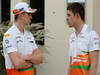 GP BAHRAIN, 20.04.2012- Nico Hulkenberg (GER) Sahara Force India F1 Team VJM05 e Paul di Resta (GBR) Sahara Force India F1 Team VJM05 