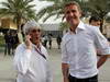 GP BAHRAIN, 20.04.2012- Bernie Ecclestone (GBR), President e CEO of Formula One Management  e David Coulthard (GBR) 