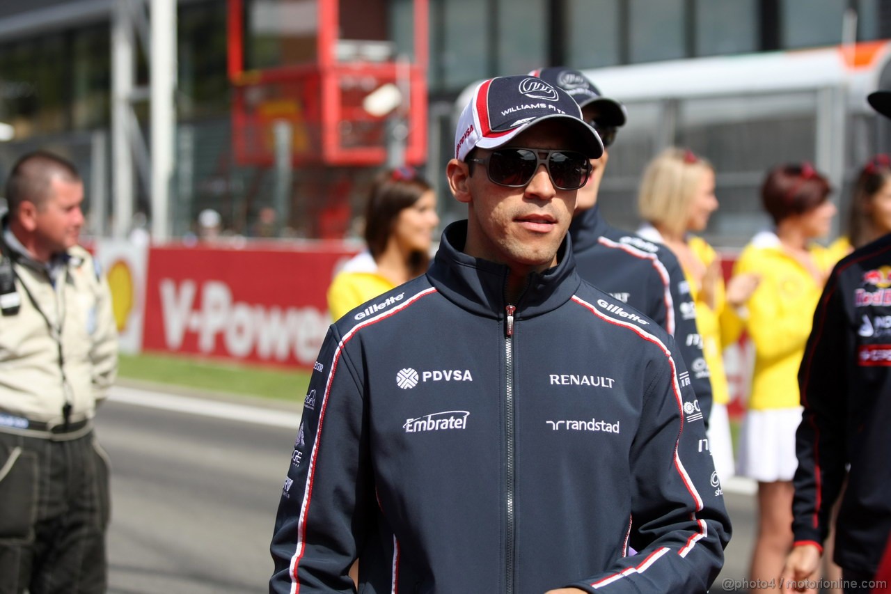 GP BELGIO, 02.09.2012- Pastor Maldonado (VEN) Williams F1 Team FW34 