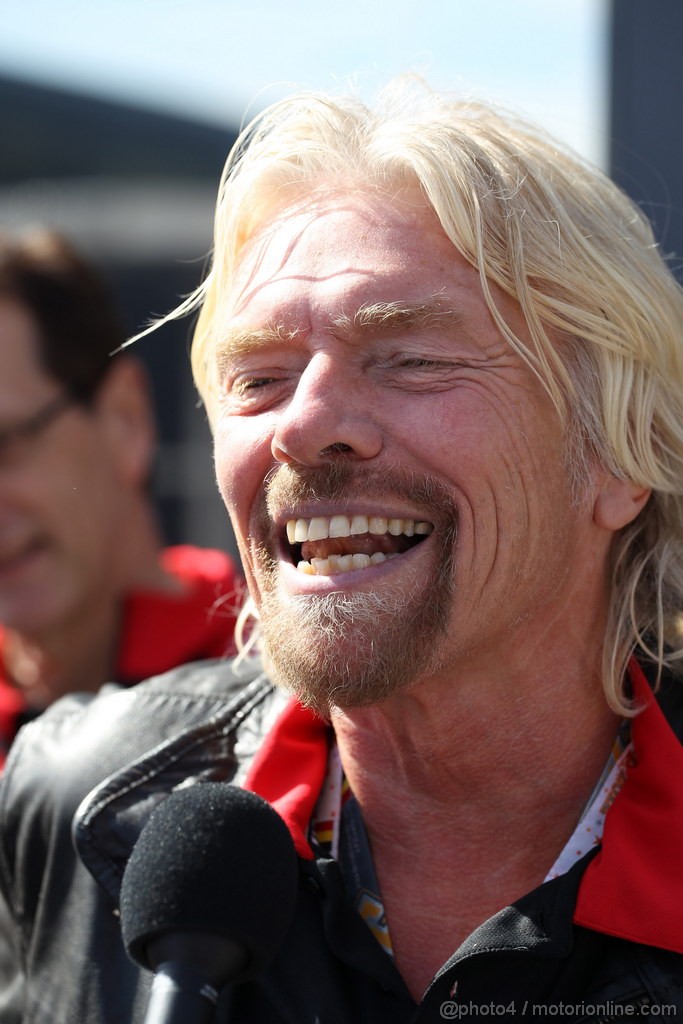 GP BELGIO, 02.09.2012- Sir Richard Branson (GBR) CEO of the Virgin Group