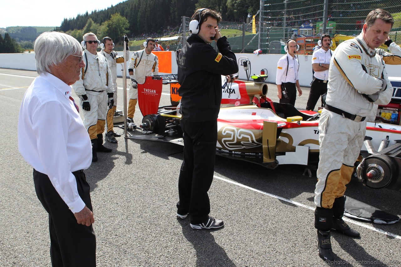 GP BELGIO, 02.09.2012- Gara, Bernie Ecclestone (GBR), President e CEO of Formula One Management  