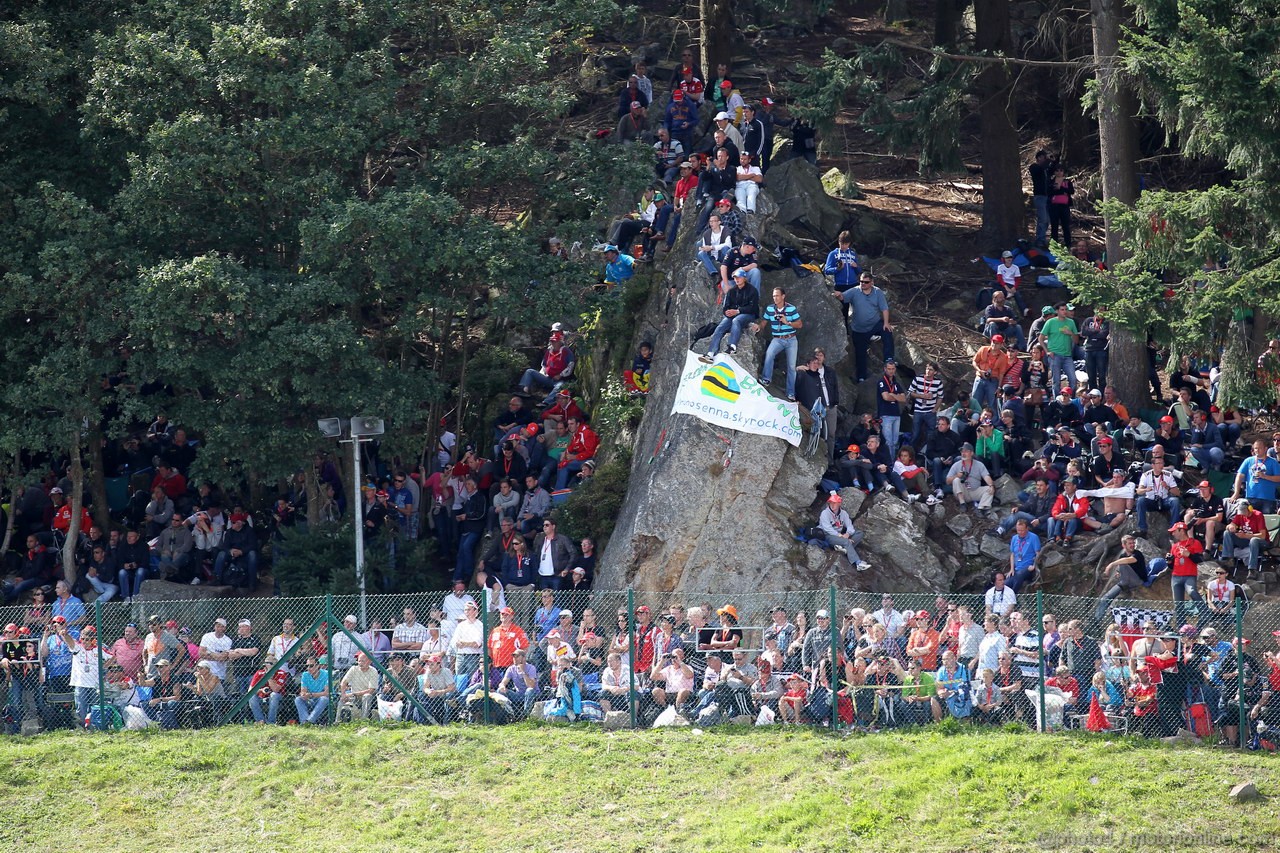 GP BELGIO, 02.09.2012- Gara, Fans