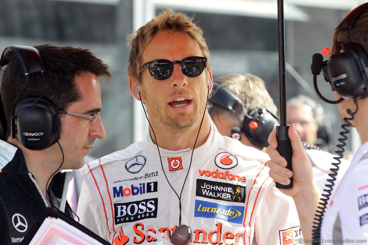 GP BELGIO, 02.09.2012- Gara, Jenson Button (GBR) McLaren Mercedes MP4-27