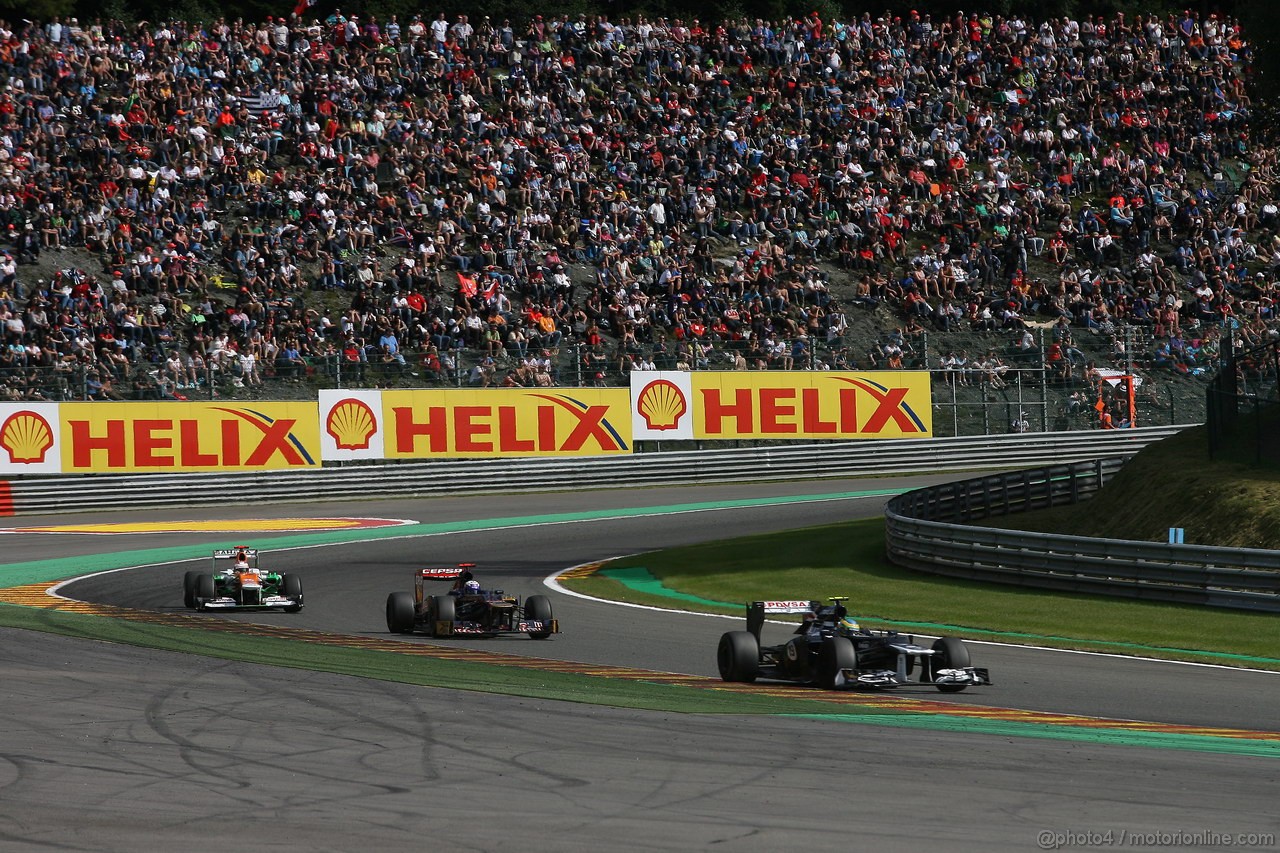GP BELGIO, 02.09.2012- Gara, Bruno Senna (BRA) Williams F1 Team FW34 