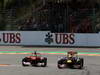 GP BELGIO, 02.09.2012- Gara, Felipe Massa (BRA) Ferrari F2012 e Sebastian Vettel (GER) Red Bull Racing RB8