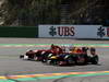 GP BELGIO, 02.09.2012- Gara, Felipe Massa (BRA) Ferrari F2012 e Sebastian Vettel (GER) Red Bull Racing RB8