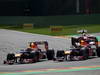 GP BELGIO, 02.09.2012- Gara, Sebastian Vettel (GER) Red Bull Racing RB8 e Mark Webber (AUS) Red Bull Racing RB8