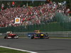GP BELGIO, 02.09.2012- Gara, Felipe Massa (BRA) Ferrari F2012 e Mark Webber (AUS) Red Bull Racing RB8 