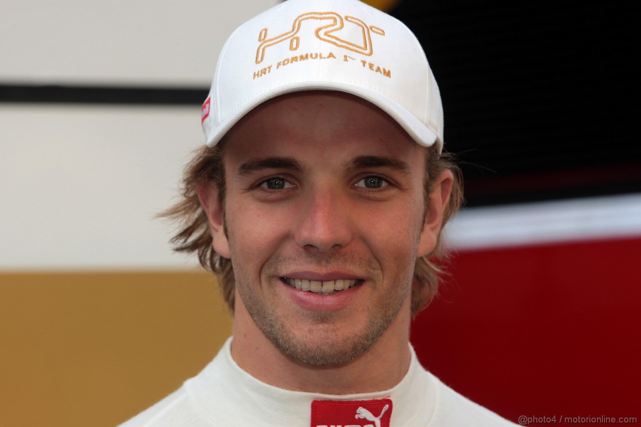 GP BELGIO, 30.08.2012- Dani Clos (ESP), Test Driver, HRT Formula 1 Team F112 