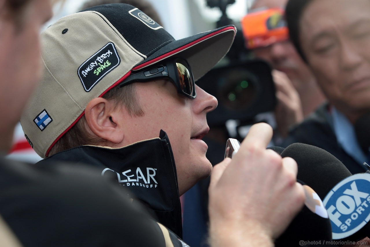 GP BELGIO, 30.08.2012- Kimi Raikkonen (FIN) Lotus F1 Team E20