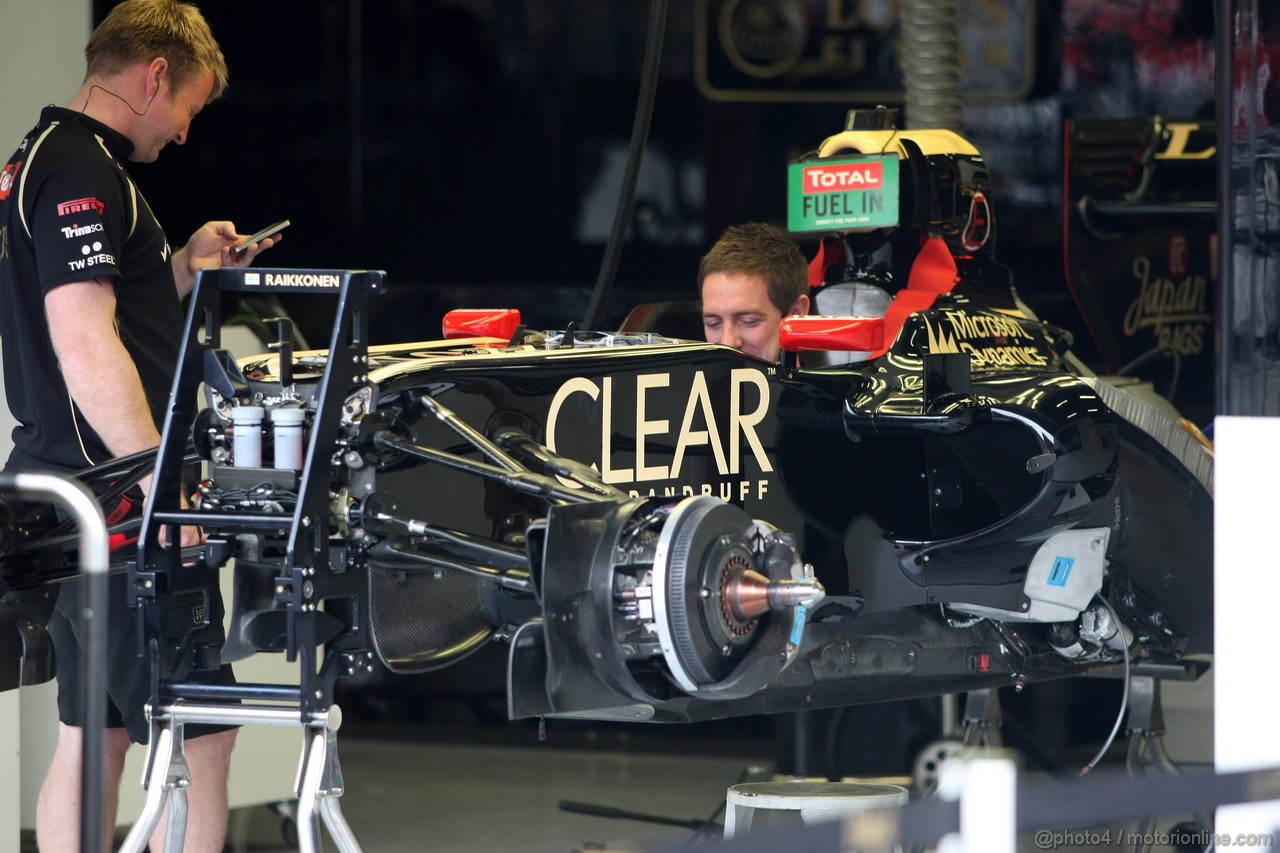 GP BELGIO, 30.08.2012-Romain Grosjean (FRA) Lotus F1 Team E20 