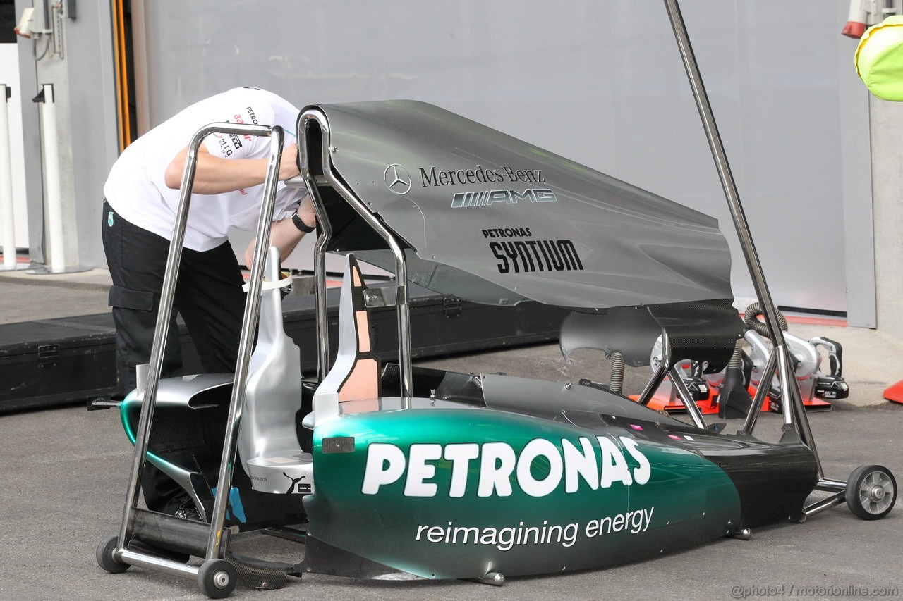GP BELGIO, 30.08.2012- Mercedes AMG F1 W03