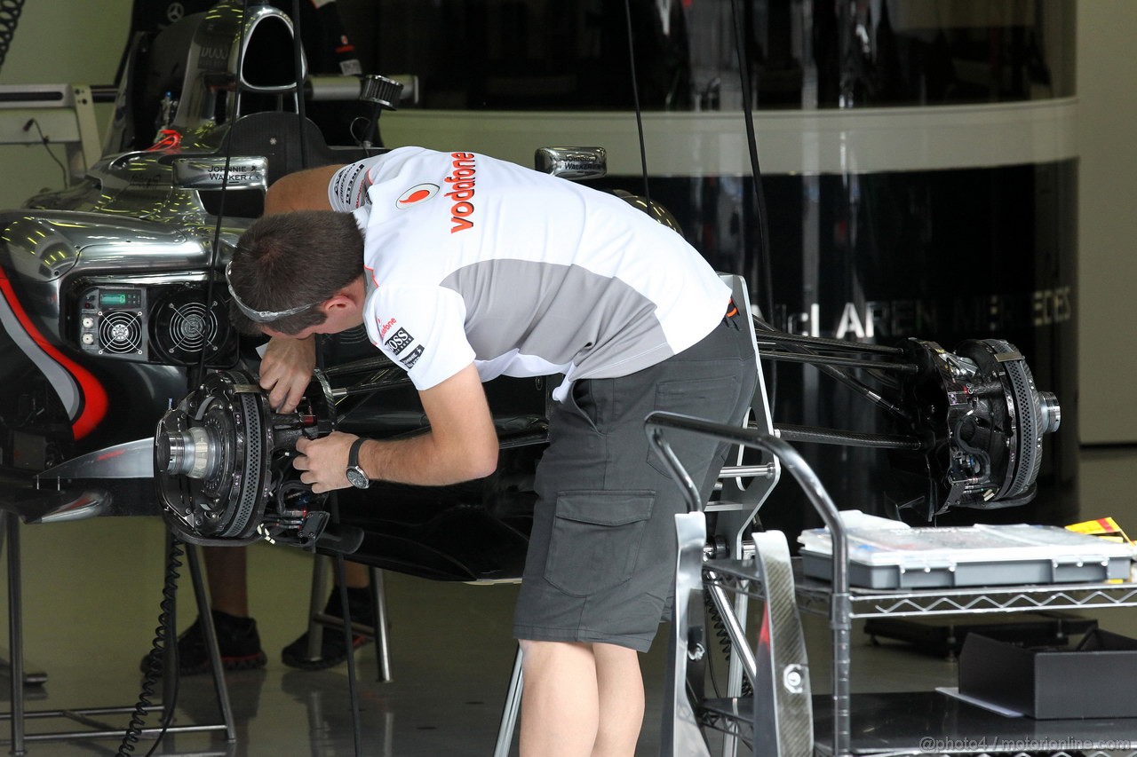 GP BELGIO, 30.08.2012- McLaren Mercedes MP4-27