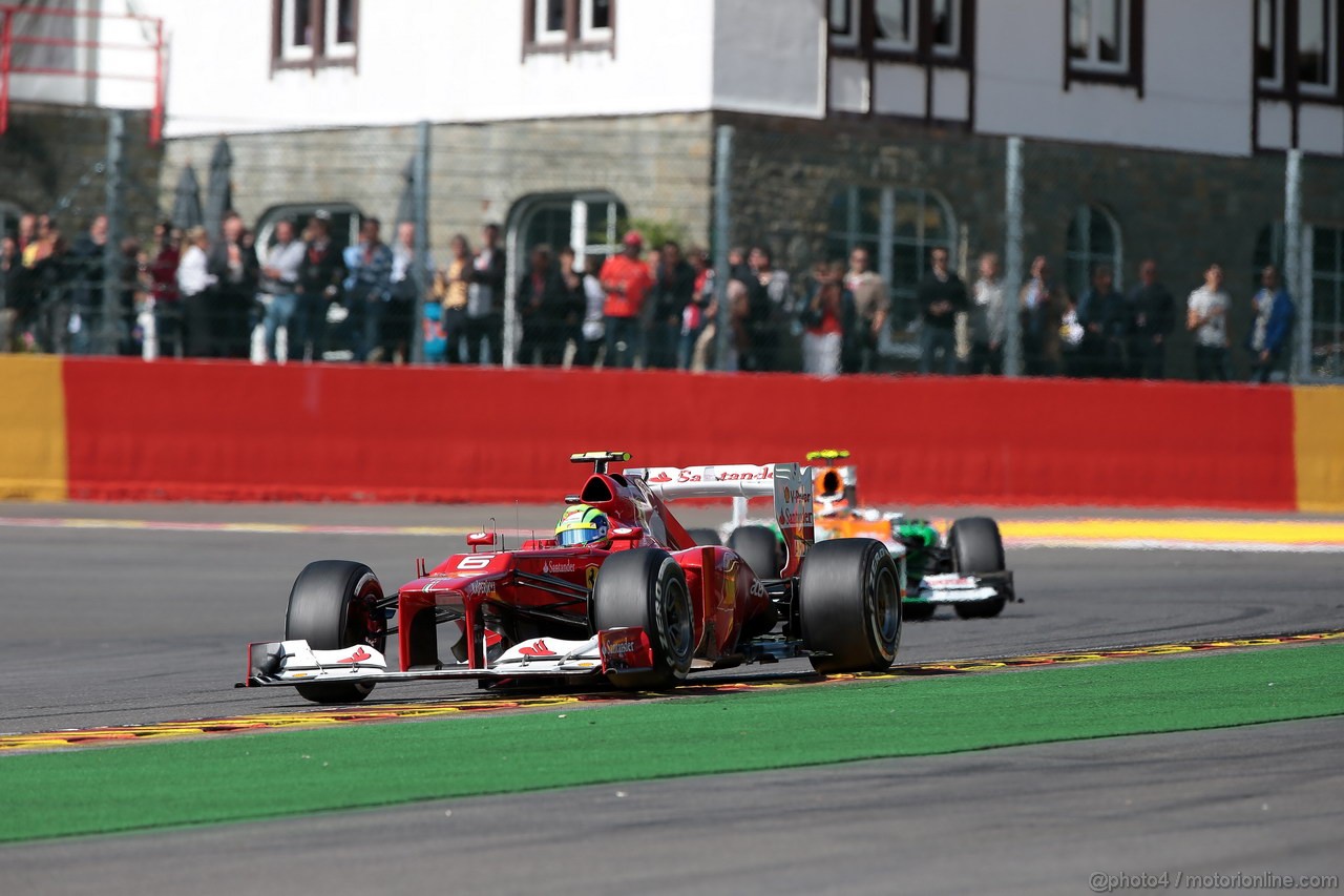 GP BELGIO, 01.09.2012- Prove Libere 3, Felipe Massa (BRA) Ferrari F2012 