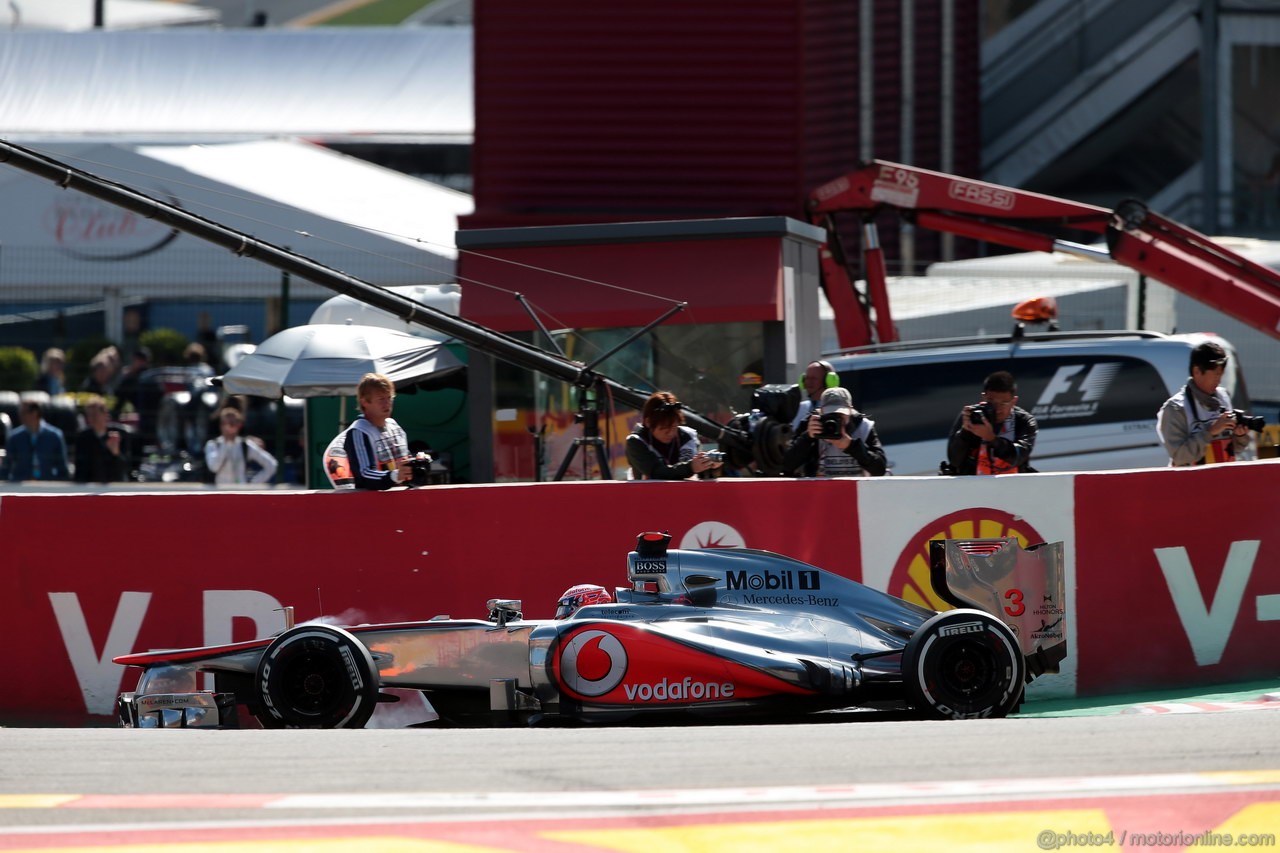 GP BELGIO, 01.09.2012- Prove Libere 3, Jenson Button (GBR) McLaren Mercedes MP4-27 
