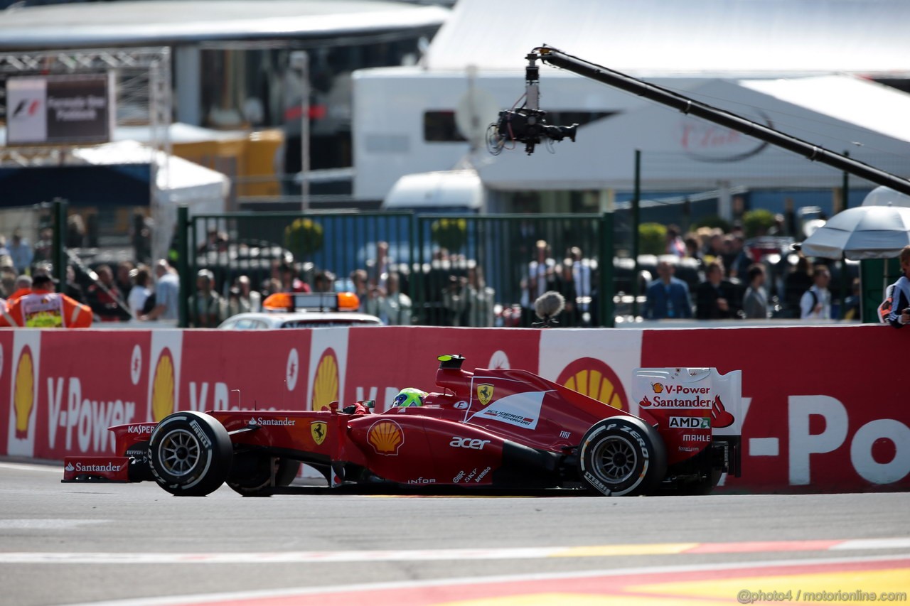 GP BELGIO, 01.09.2012- Prove Libere 3, Felipe Massa (BRA) Ferrari F2012 