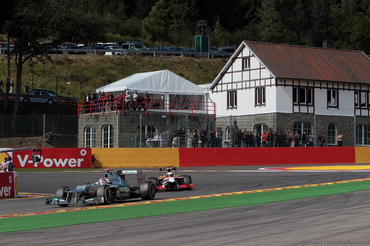 GP BELGIO, 01.09.2012- Prove Libere 3, Michael Schumacher (GER) Mercedes AMG F1 W03 