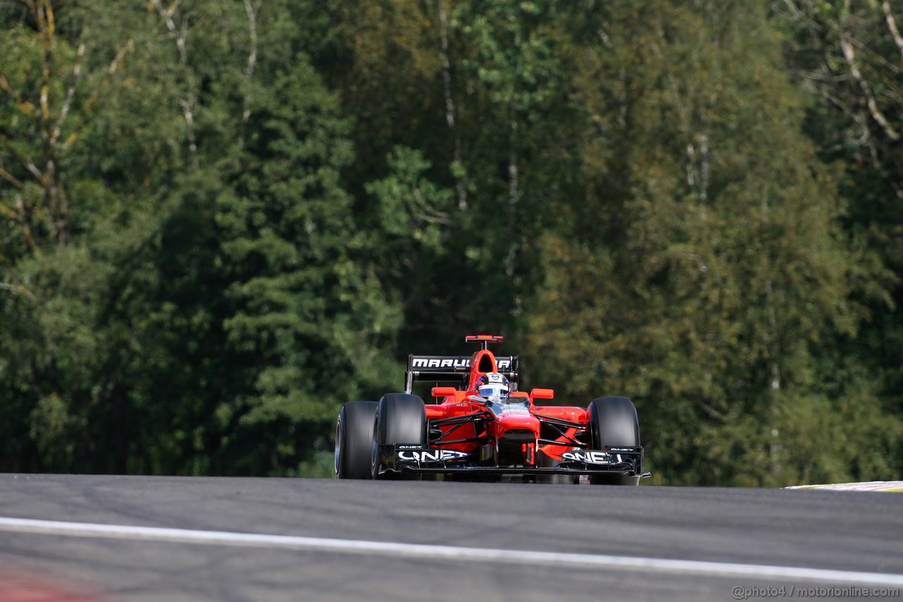 GP BELGIO, 01.09.2012- Prove Libere 3, Timo Glock (GER) Marussia F1 Team MR01 