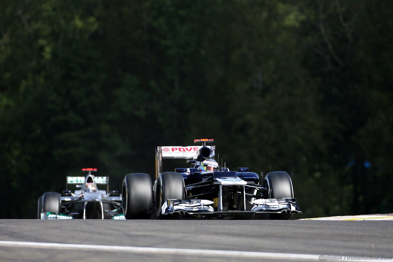 GP BELGIO, 01.09.2012- Prove Libere 3, Pastor Maldonado (VEN) Williams F1 Team FW34 