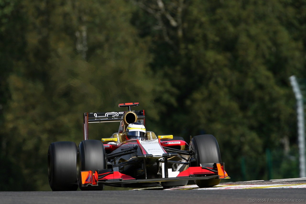 GP BELGIO, 01.09.2012- Prove Libere 3, Pedro de la Rosa (ESP) HRT Formula 1 Team F112 