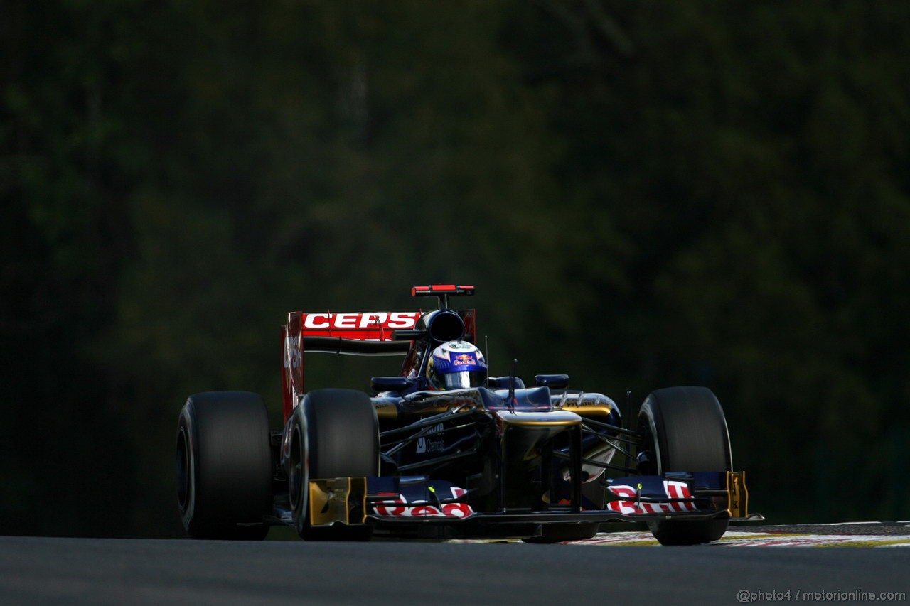 GP BELGIO, 01.09.2012- Prove Libere 3, Daniel Ricciardo (AUS) Scuderia Toro Rosso STR7 