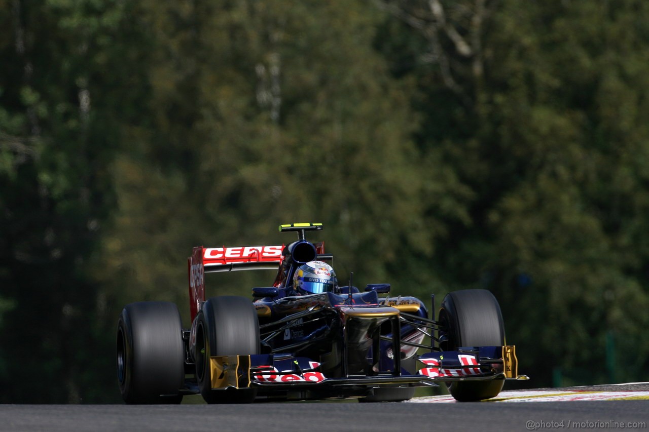 GP BELGIO, 01.09.2012- Prove Libere 3, Jean-Eric Vergne (FRA) Scuderia Toro Rosso STR7 