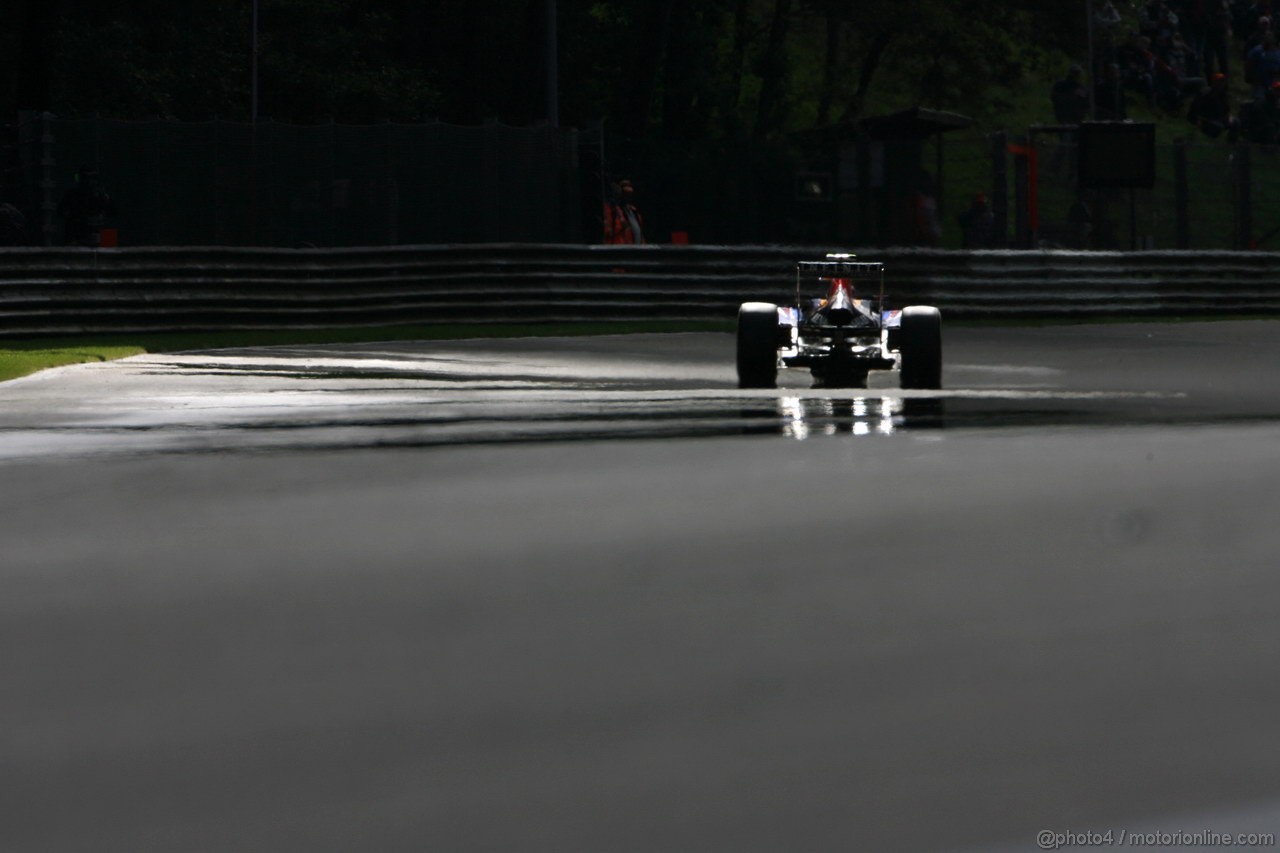 GP BELGIO, 01.09.2012- Prove Libere 3, Mark Webber (AUS) Red Bull Racing RB8 