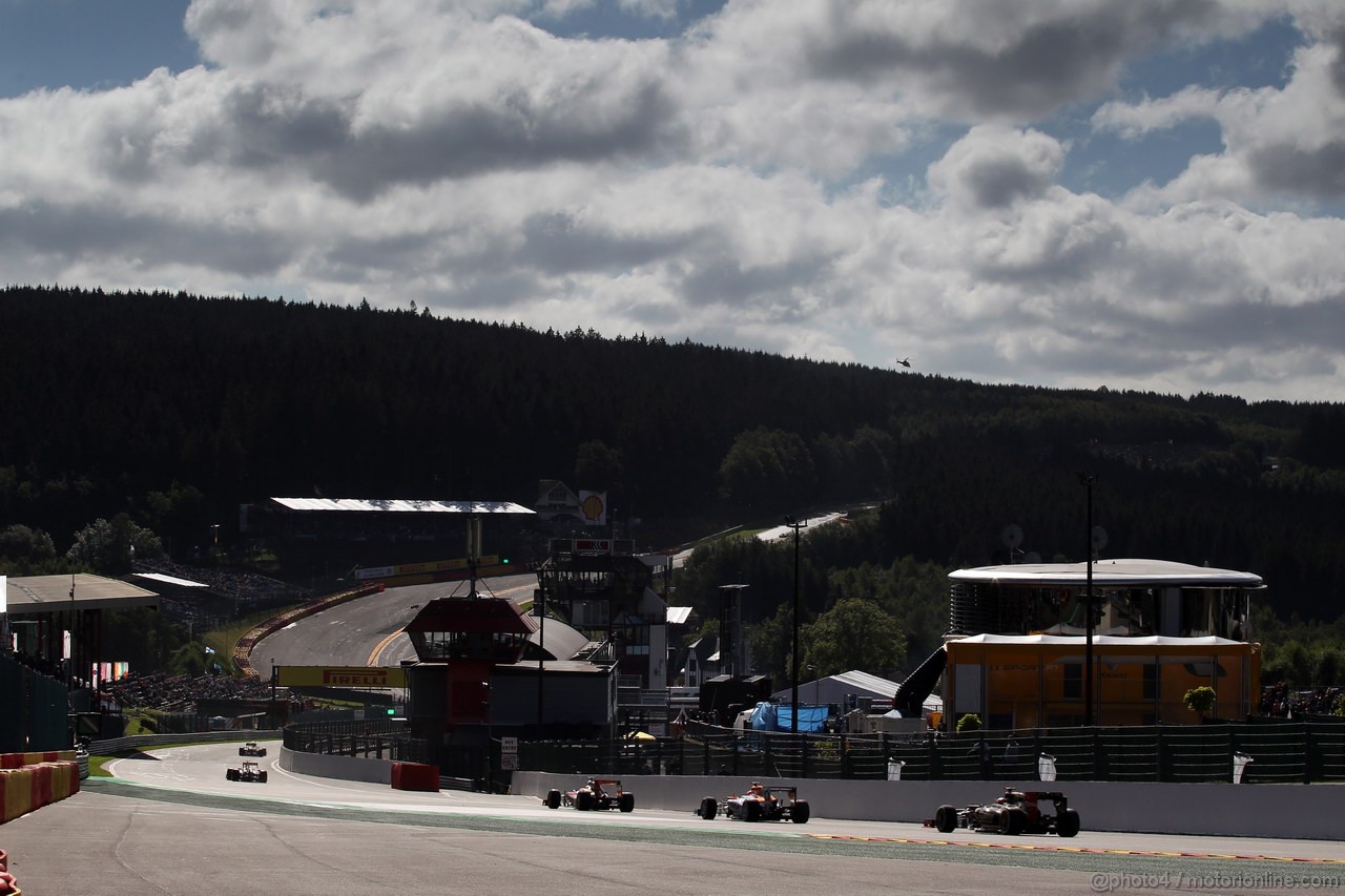 GP BELGIO, 01.09.2012- Prove Libere 3, Heikki Kovalainen (FIN) Caterham F1 Team CT01 