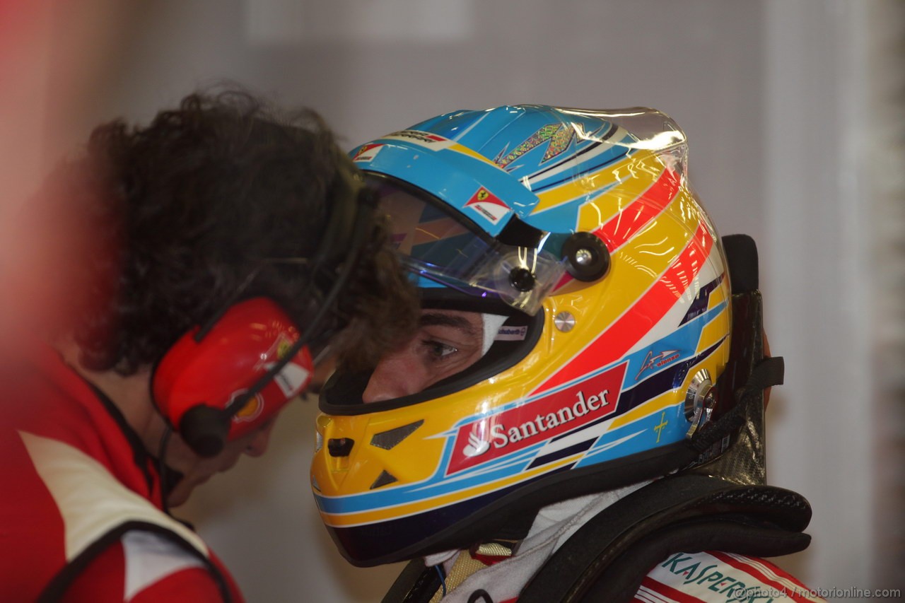 GP BELGIO, 01.09.2012- Prove Libere 3, Fernando Alonso (ESP) Ferrari F2012 