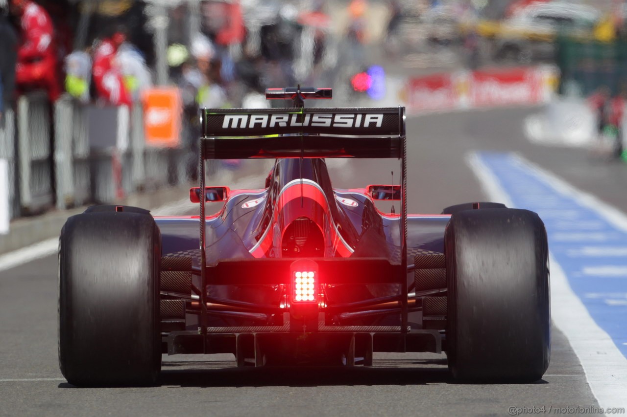 GP BELGIO, 01.09.2012- Prove Libere 3, Timo Glock (GER) Marussia F1 Team MR01 