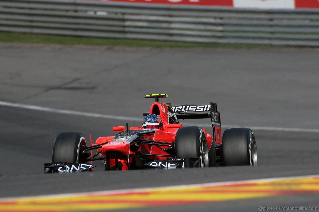 GP BELGIO, 01.09.2012- Prove Libere 3, Charles Pic (FRA) Marussia F1 Team MR01 