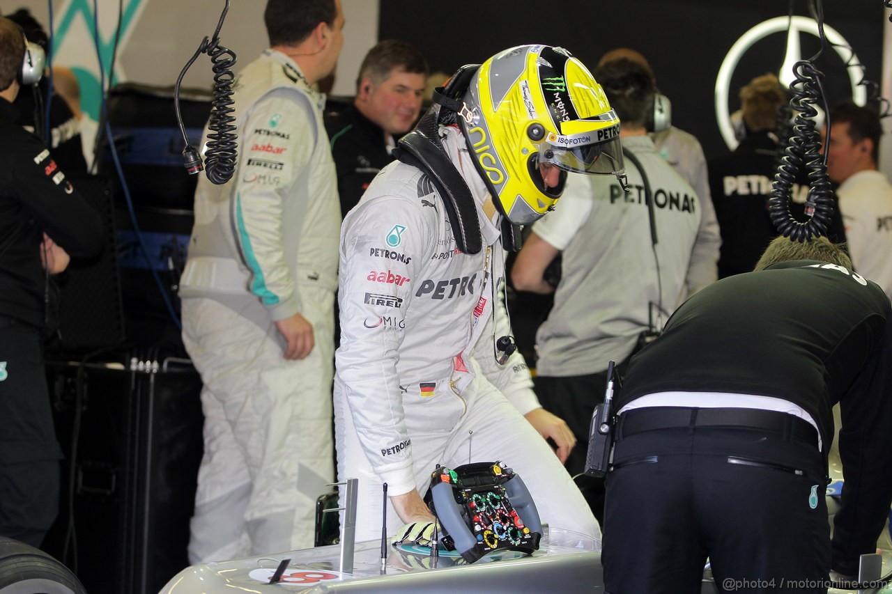 GP BELGIO, 01.09.2012- Prove Libere 3,Nico Rosberg (GER) Mercedes AMG F1 W03 