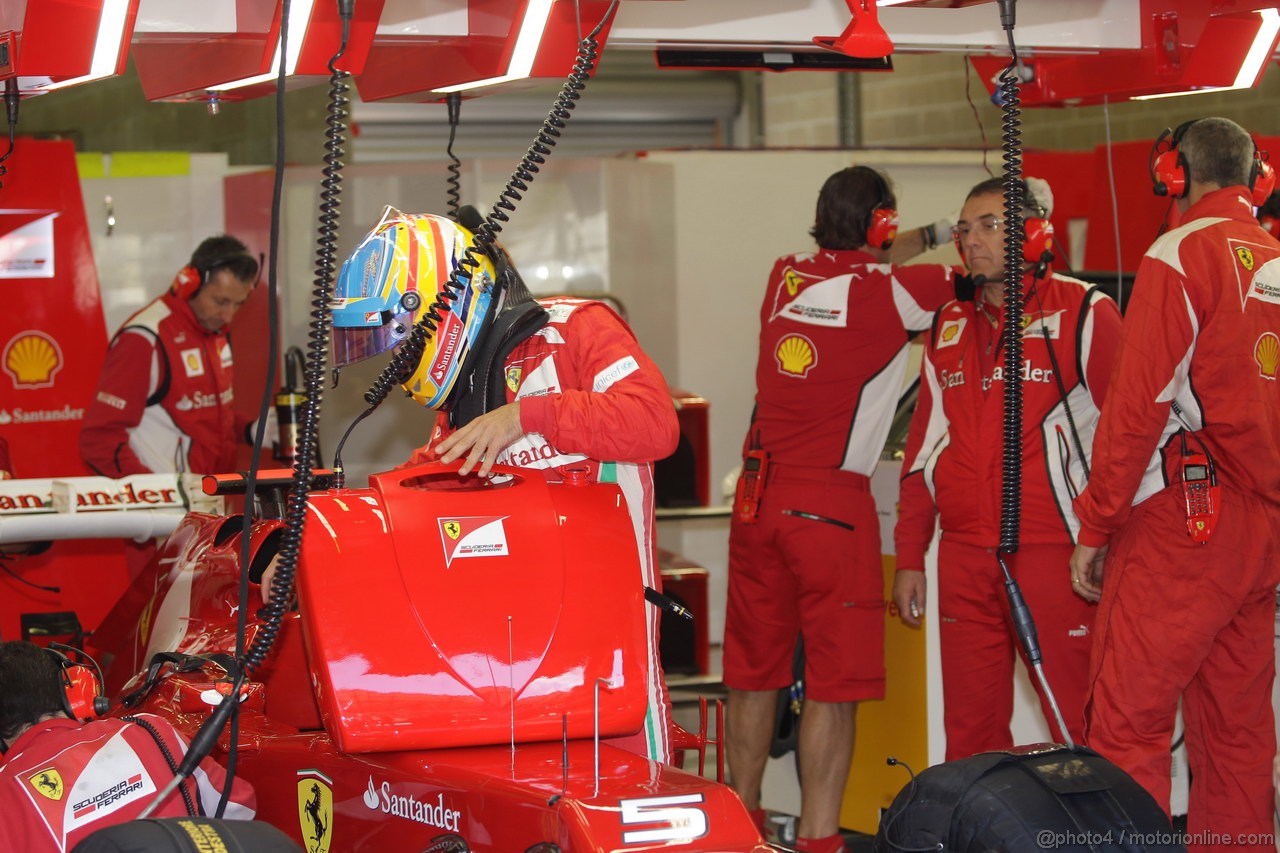 GP BELGIO, 01.09.2012- Prove Libere 3, Fernando Alonso (ESP) Ferrari F2012 