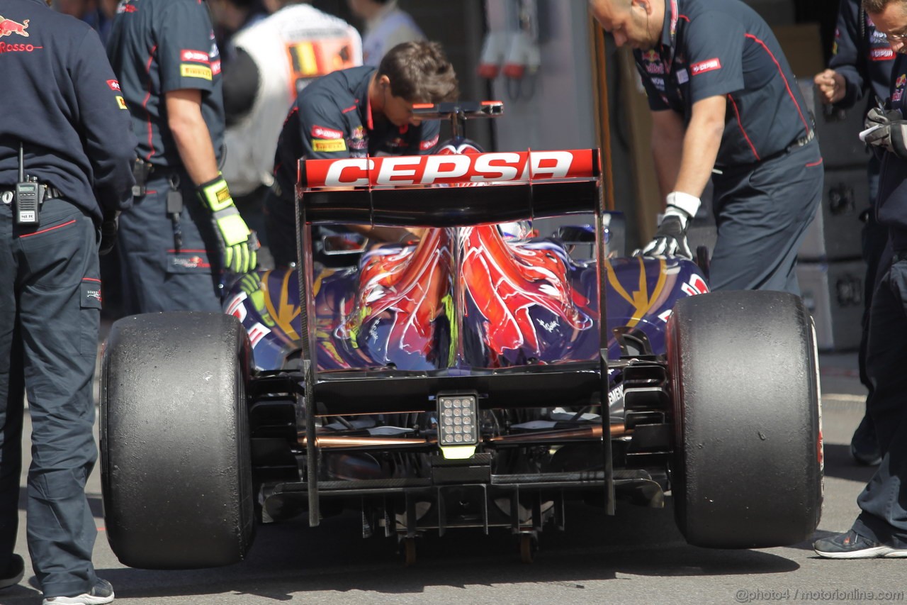 GP BELGIO, 01.09.2012- Prove Libere 3, Daniel Ricciardo (AUS) Scuderia Toro Rosso STR7 