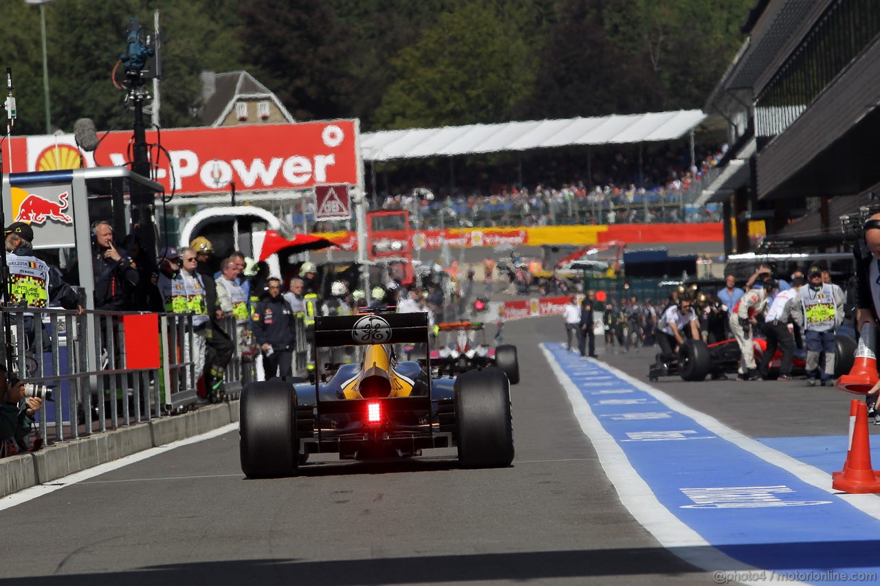 GP BELGIO, 01.09.2012- Prove Libere 3, Heikki Kovalainen (FIN) Caterham F1 Team CT01 