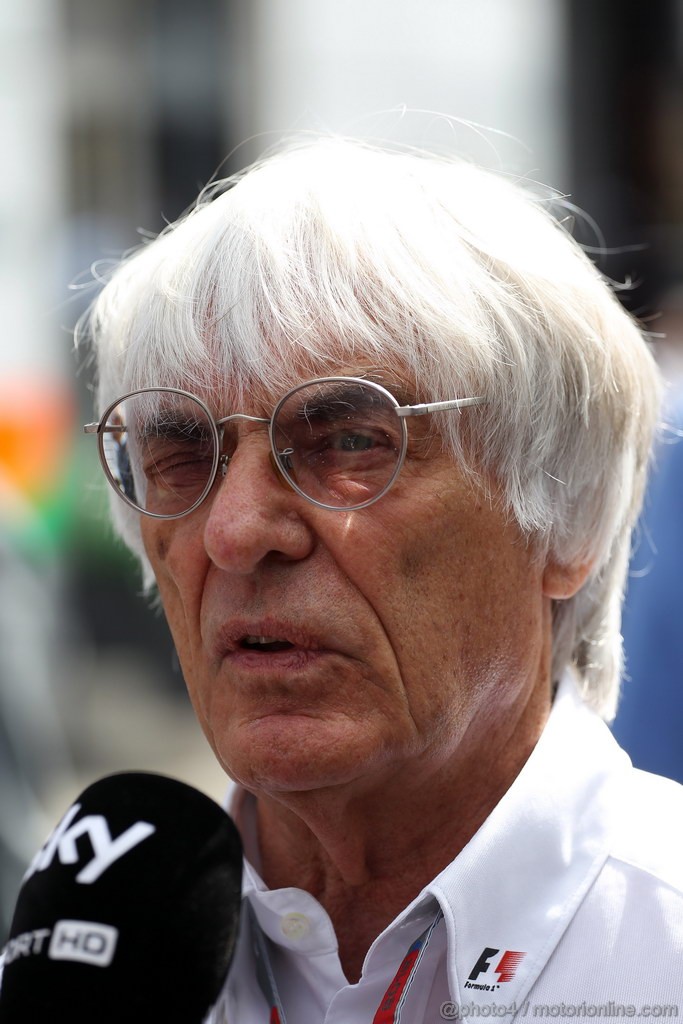 GP BELGIO, 01.09.2012- Bernie Ecclestone (GBR), President e CEO of Formula One Management  