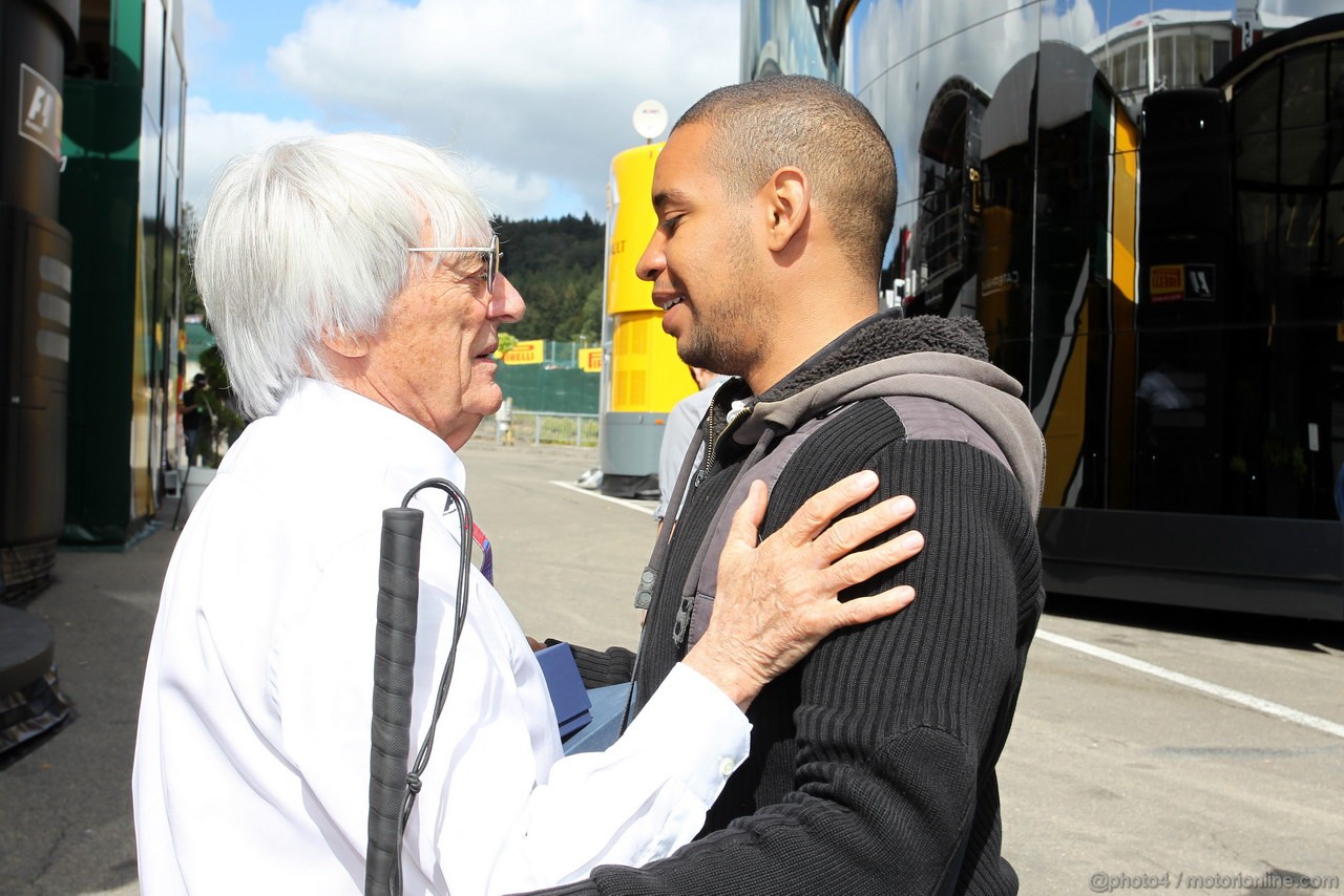 GP BELGIO, 01.09.2012- Bernie Ecclestone (GBR), President e CEO of Formula One Management