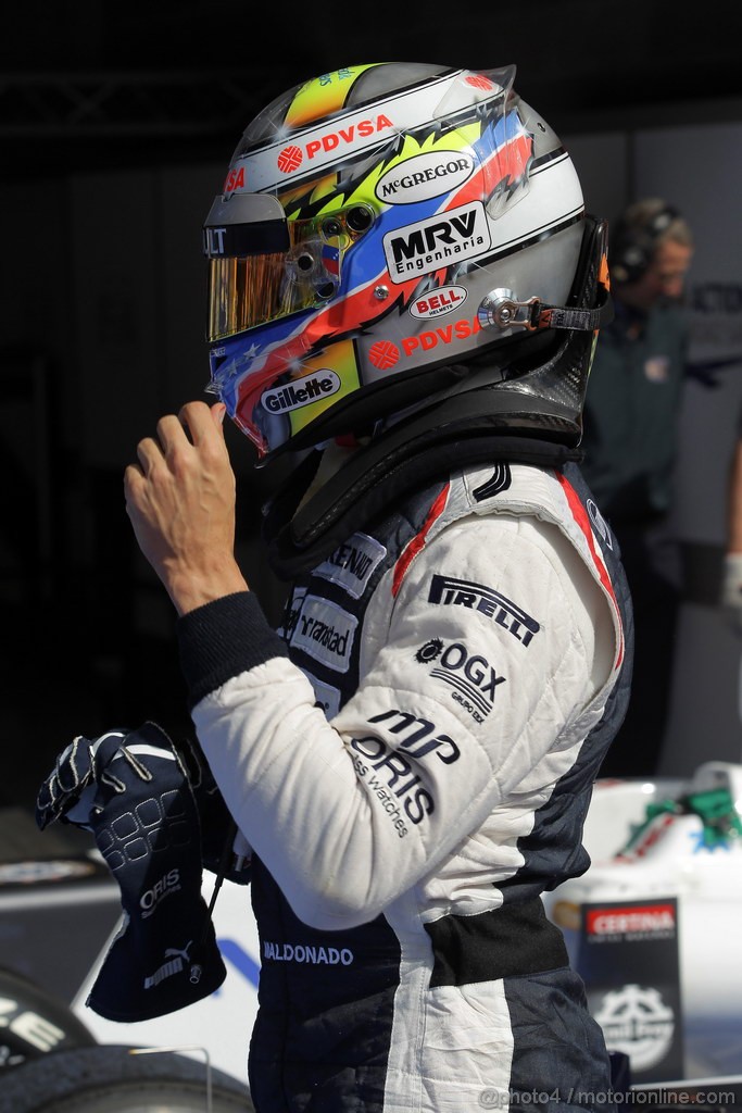 GP BELGIO, 01.09.2012- Qualifiche, terzo position Pastor Maldonado (VEN) Williams F1 Team FW34 