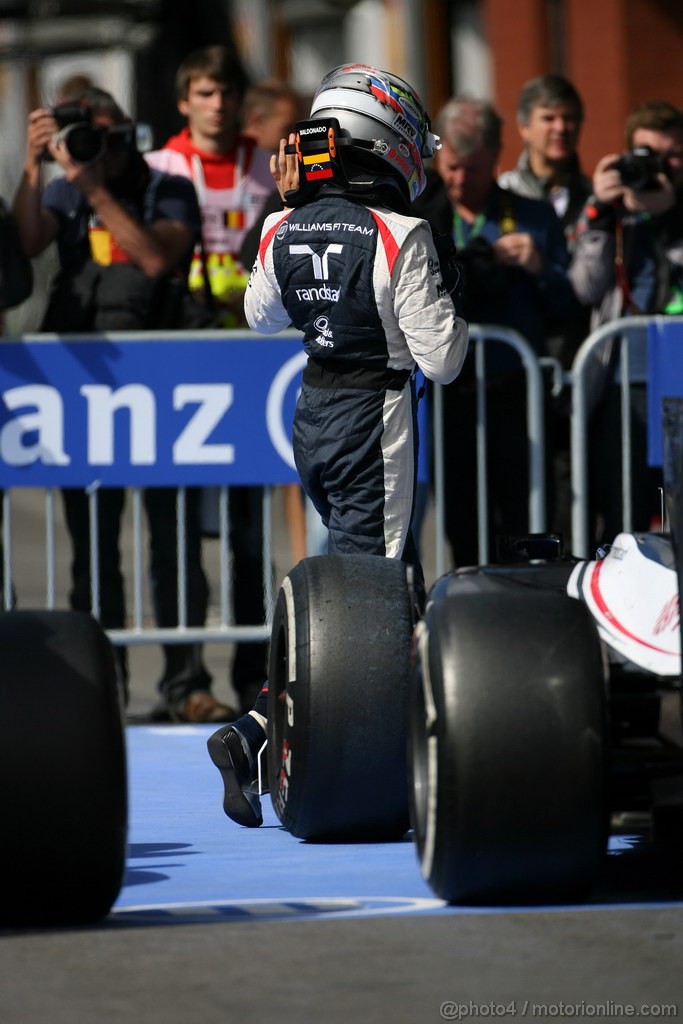 GP BELGIO, 01.09.2012- Qualifiche, terzo Pastor Maldonado (VEN) Williams F1 Team FW34 