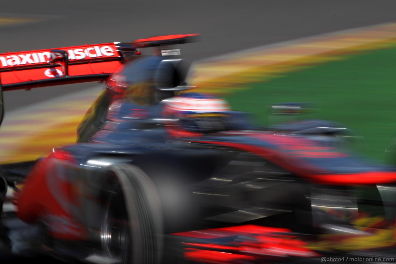 GP BELGIO, 01.09.2012- Qualifiche, Jenson Button (GBR) McLaren Mercedes MP4-27 