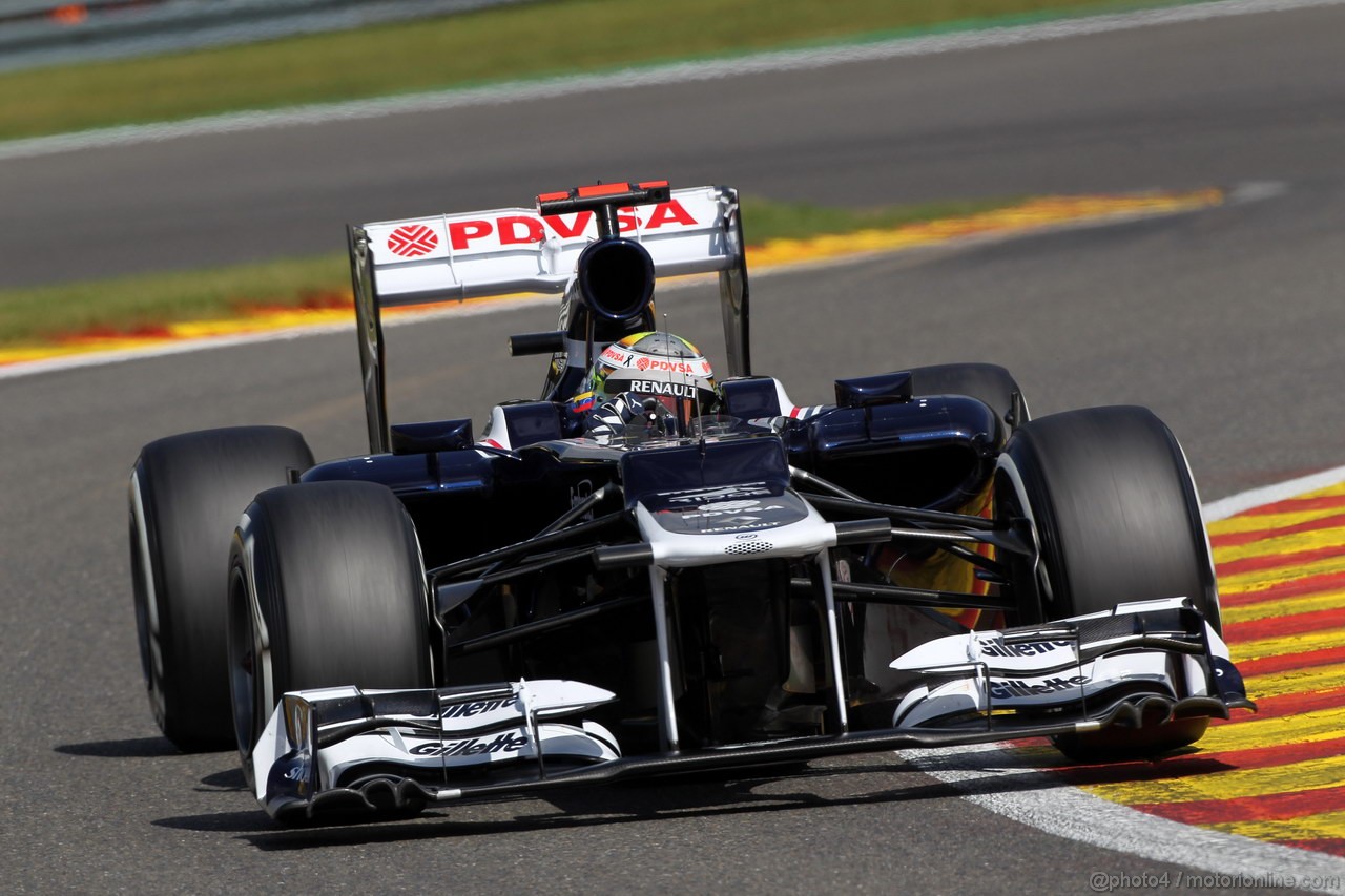 GP BELGIO, 01.09.2012- Qualifiche, Pastor Maldonado (VEN) Williams F1 Team FW34 